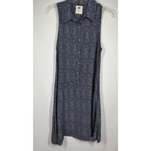 Wild blue X Sadie Robertson blue white striped dress size medium ￼